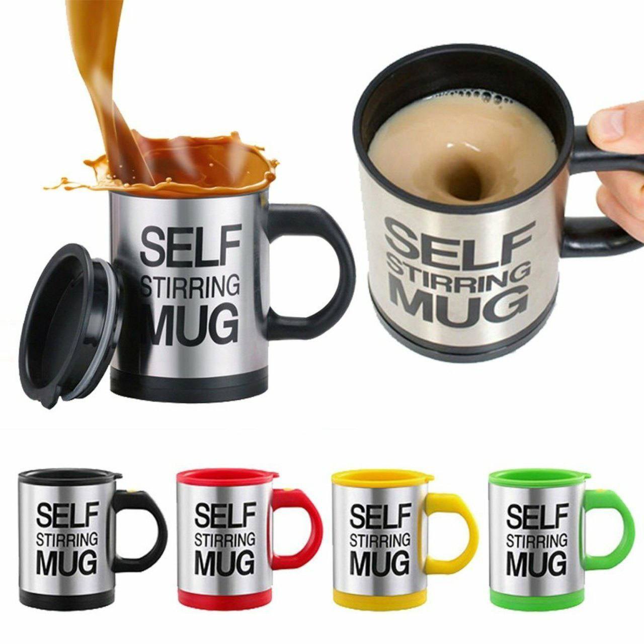 لیوان همزن دار باتری خور Self Mug